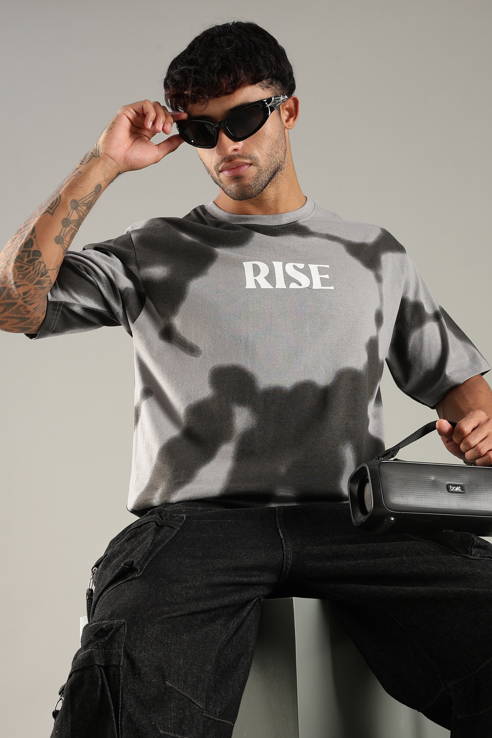 Image of Smosh Graphic Print Men Round Neck White T-Shirt