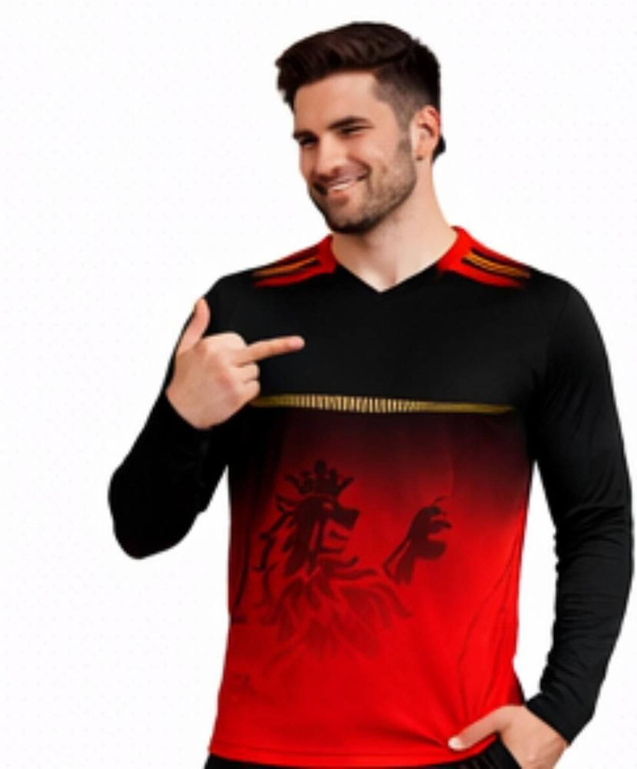 Image of nish Printed Men Round Neck Multicolor T-Shirt