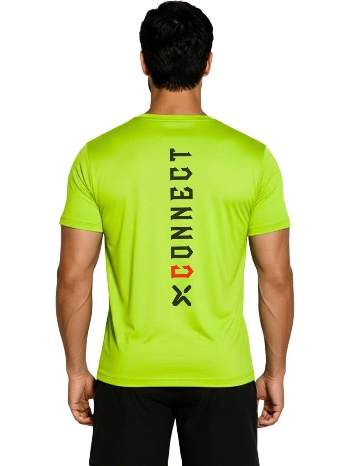 3colors Printed Men Round Neck Green T-Shirt