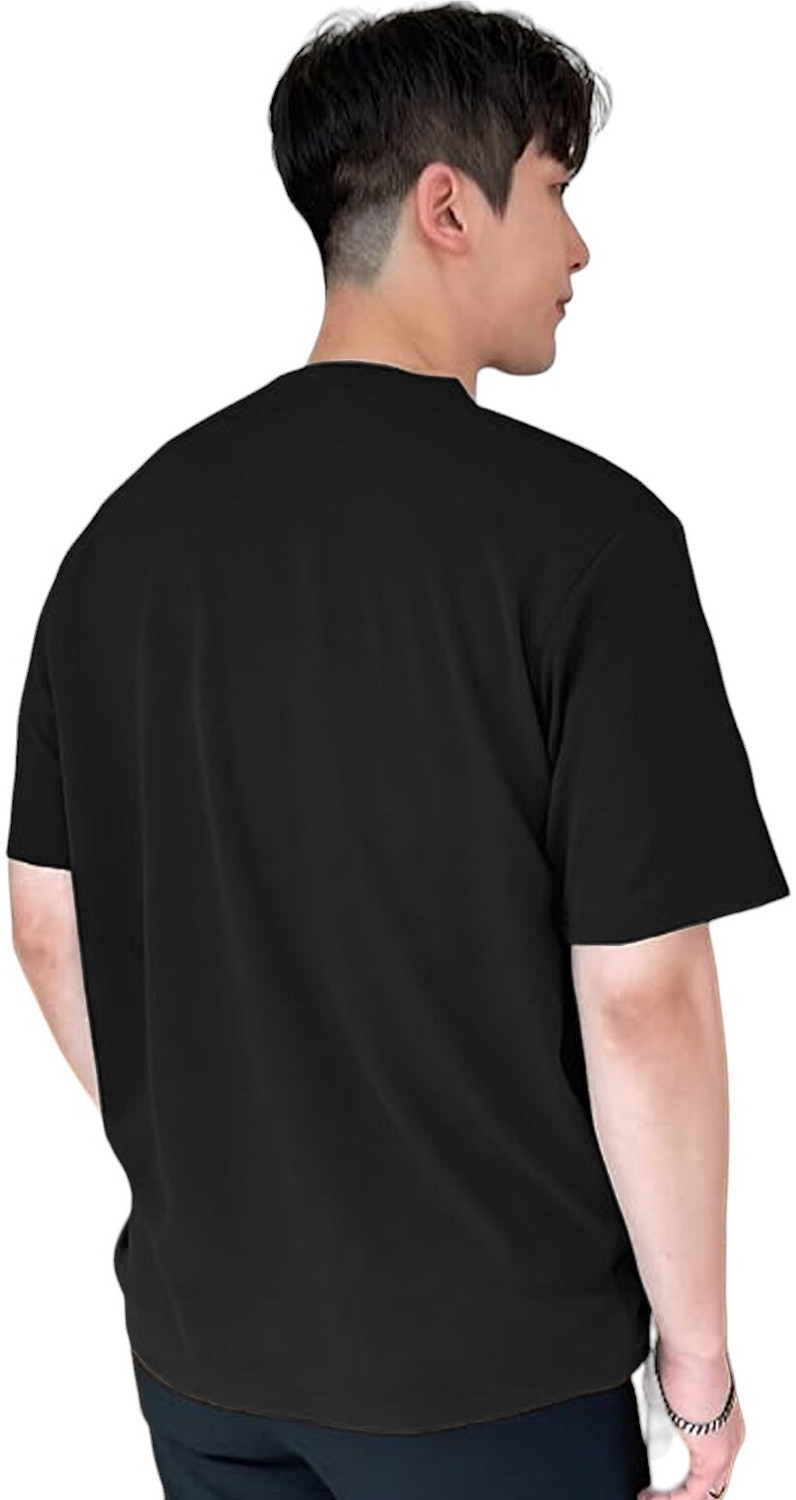 Image of CLAfoutis Solid Men Round Neck Brown, Black, Grey T-Shirt