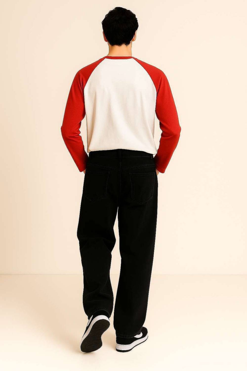 EraandEdge Men Round Neck White T-Shirt - Image 5