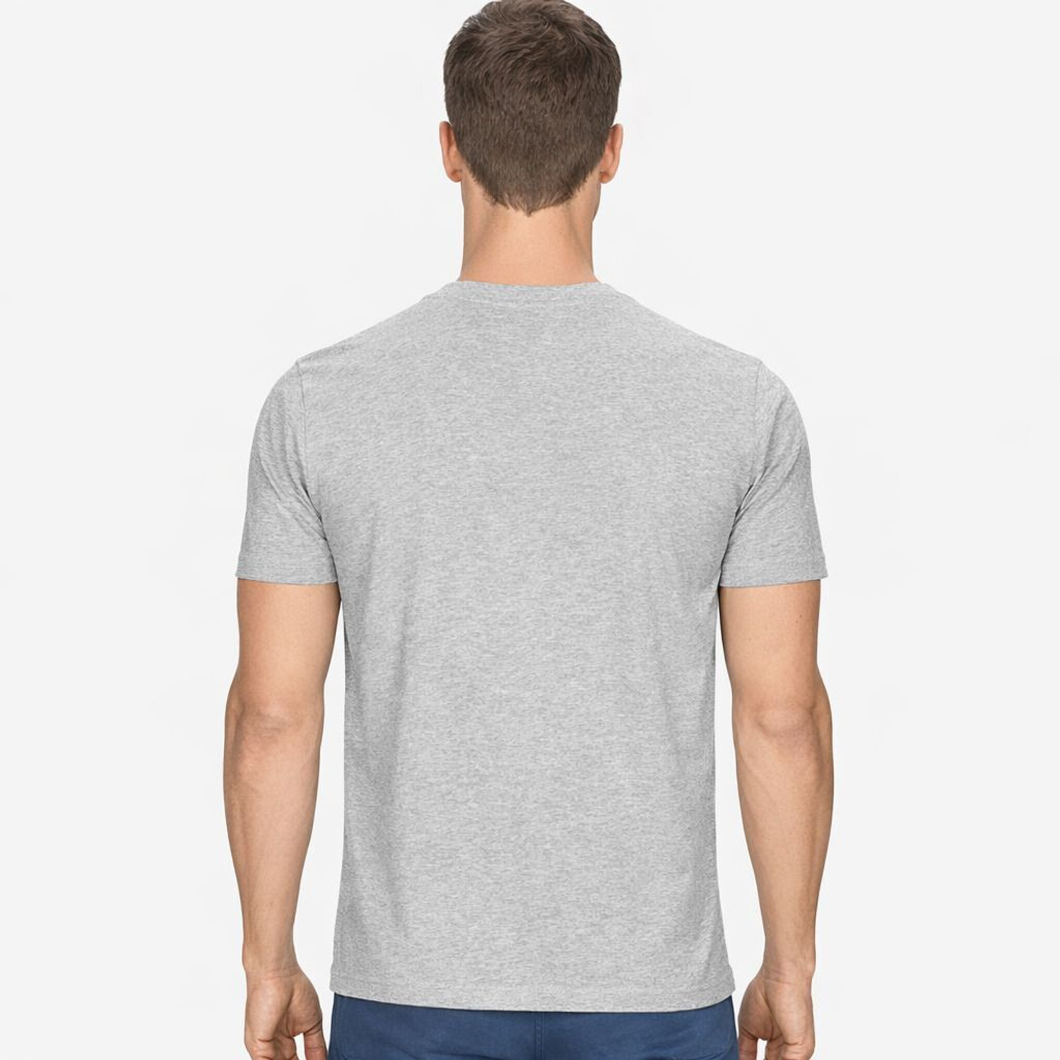 Image of Vmens99 Printed Men Round Neck Black T-Shirt