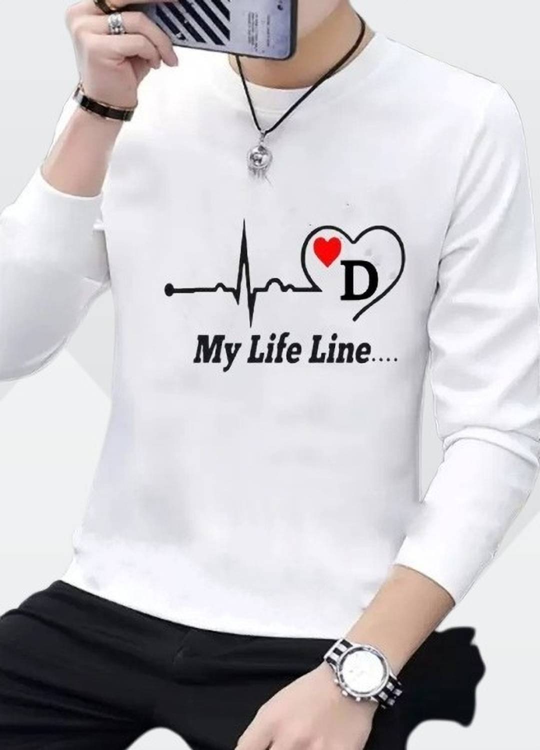 Treasurelook Printed, Typography Men Round Neck Black T-Shirt