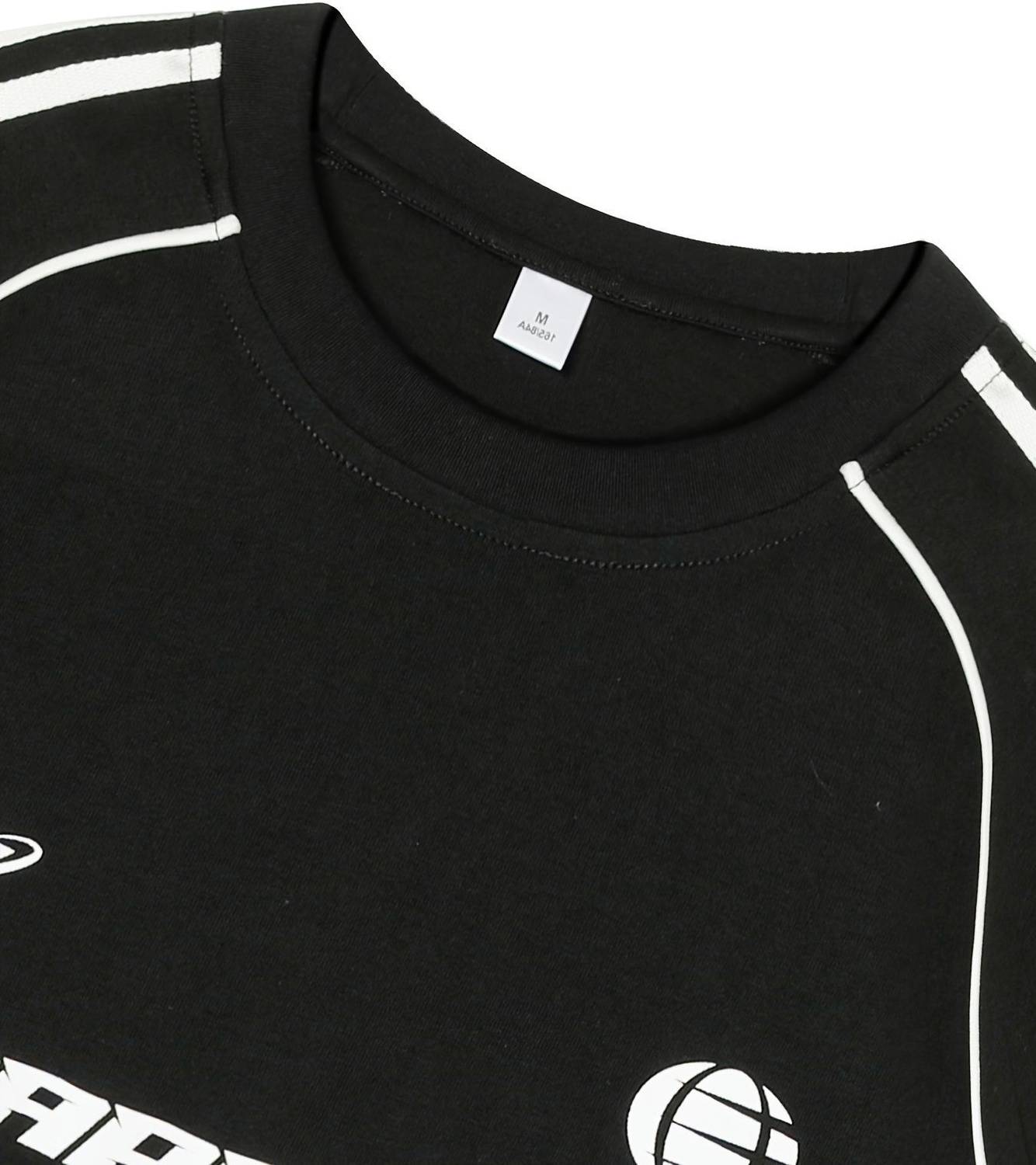 Else & What Printed Men Round Neck Black T-Shirt - Image 2