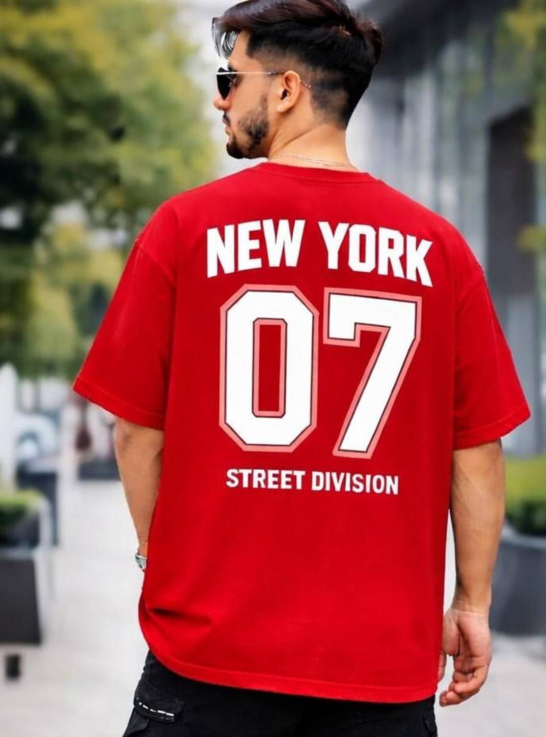 goodsign Men Red Round Neck T-Shirt - Image 1