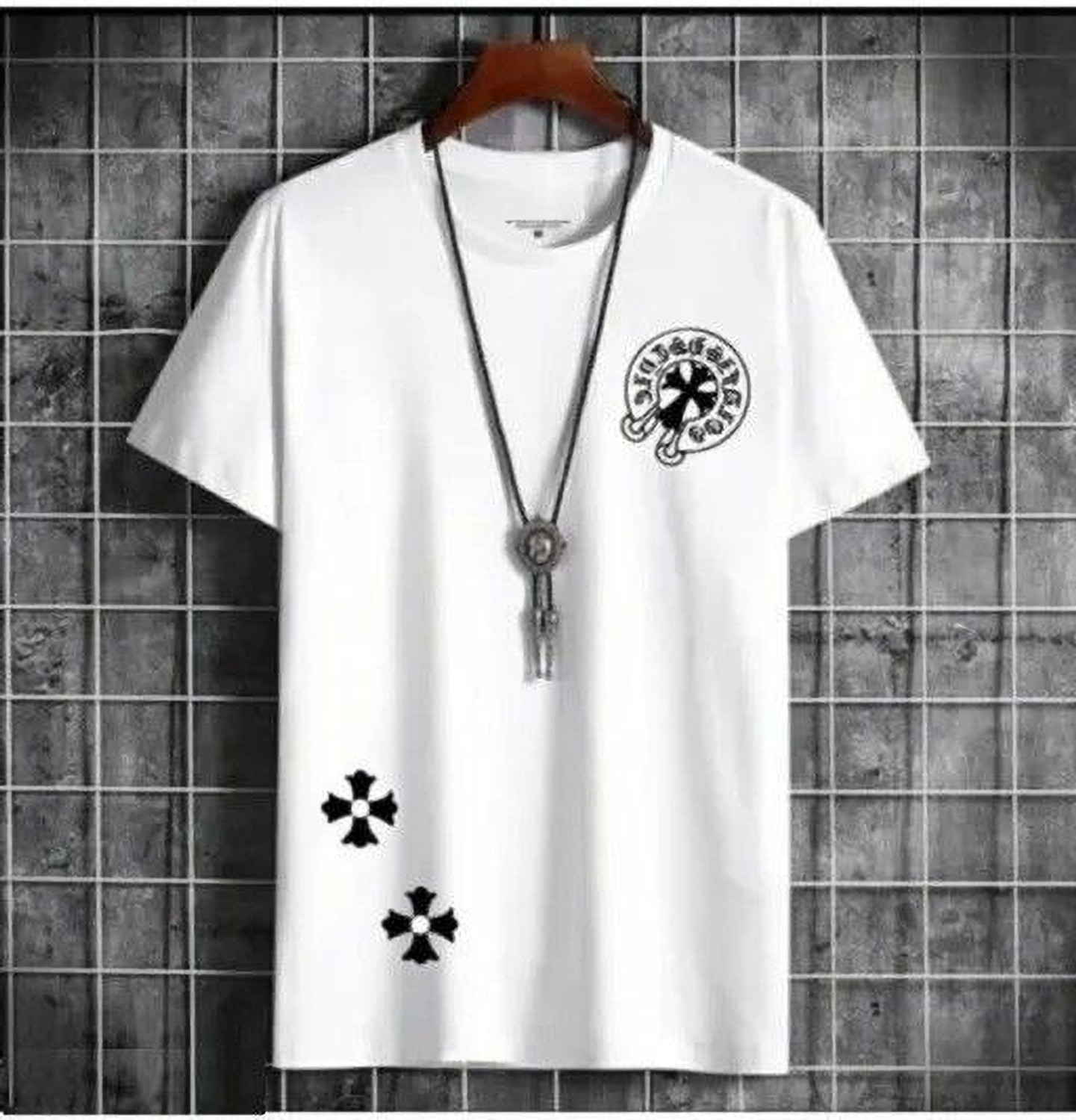 Image of stylesmyth Printed Men Round Neck Multicolor T-Shirt