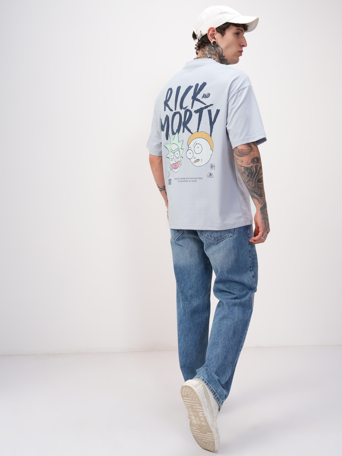 Image of HIGHLANDER Printed Men Round Neck Grey T-Shirt