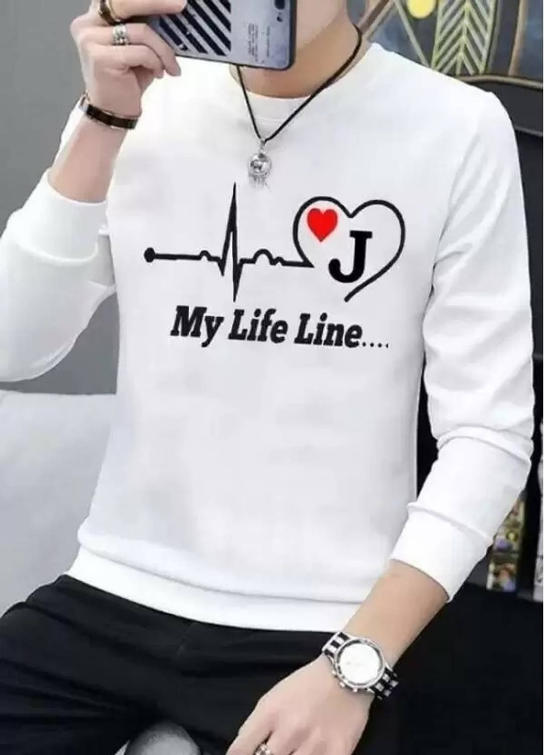 Antilia Fashion Collection Printed, Typography Men Round Neck White T-Shirt
