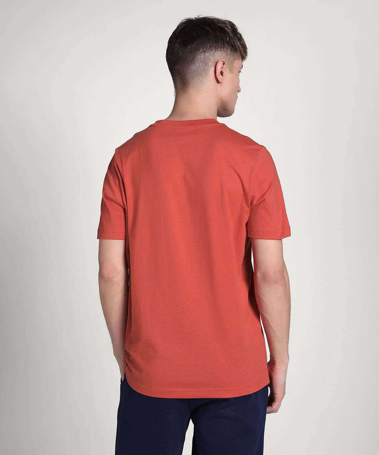Image of PUMA Solid Men Crew Neck Red T-Shirt