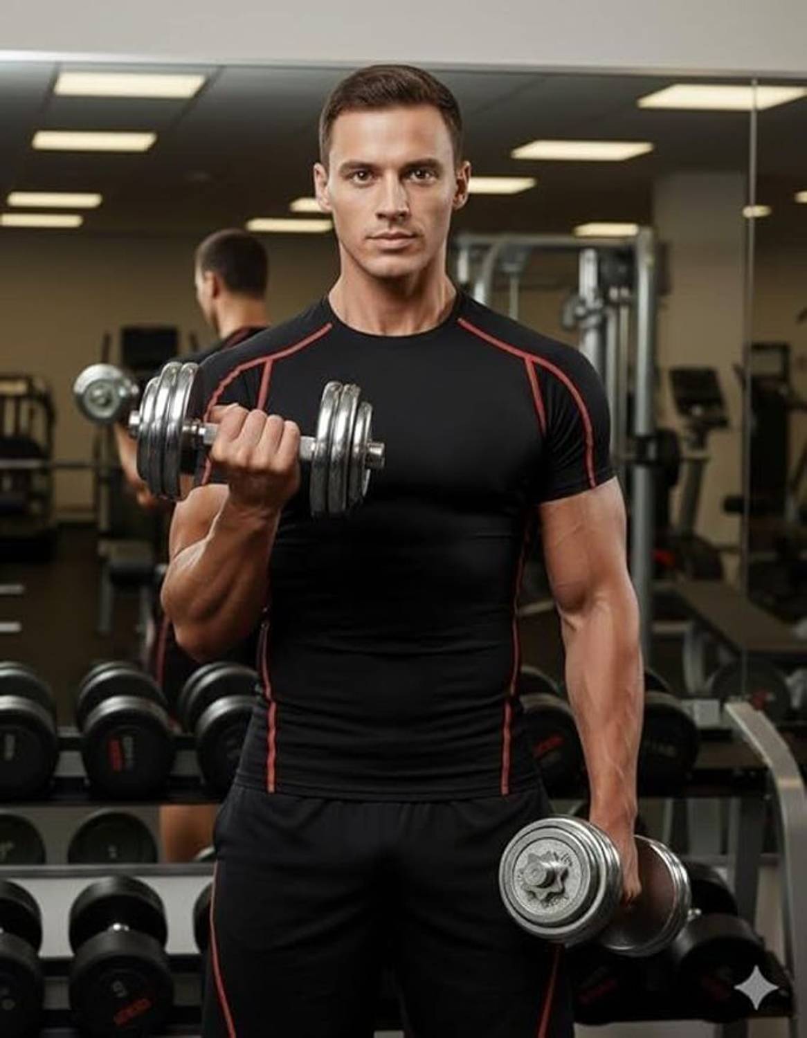NEVER QUIT Black Men's Round Neck T-Shirt - Image 5