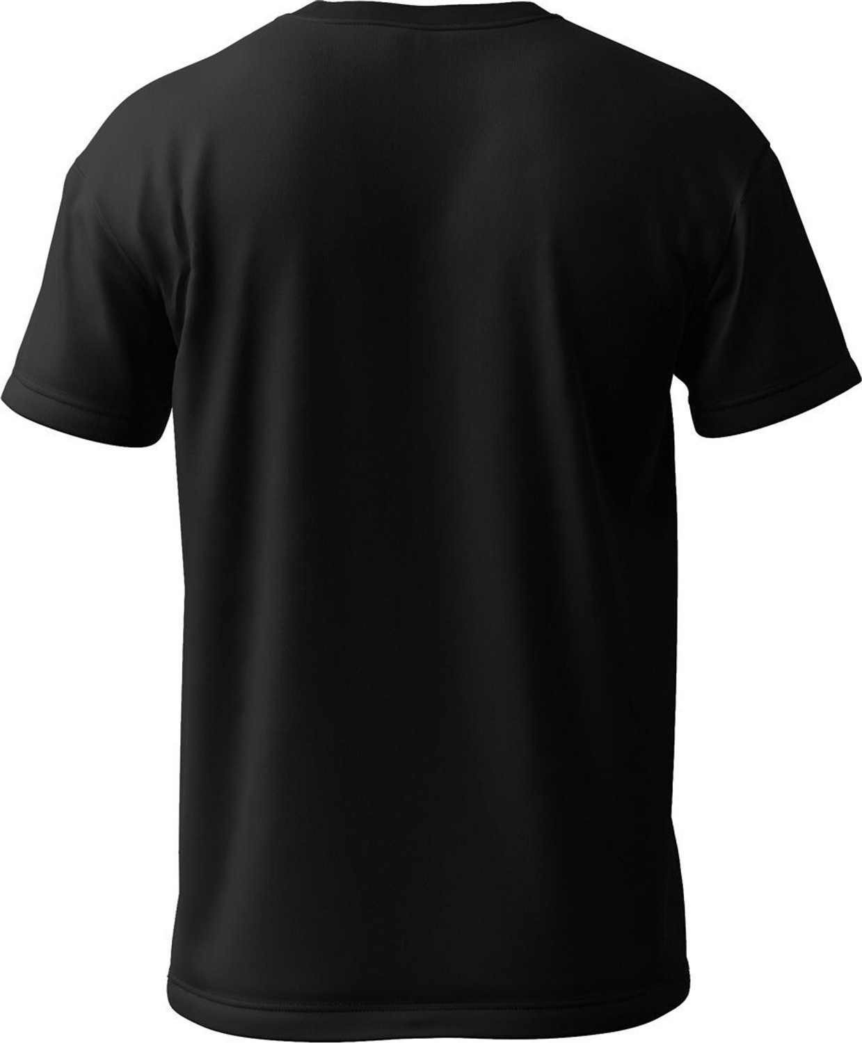Image of WARRIOR WORLD Printed, Solid Men Round Neck Black T-Shirt
