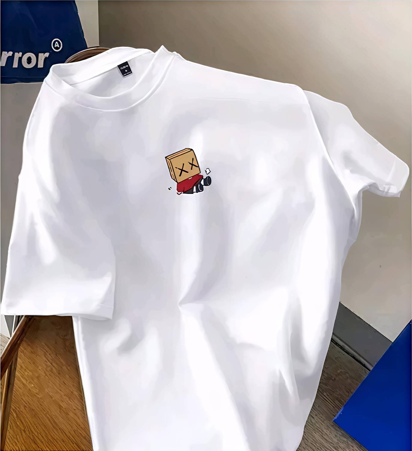 Fab Fashion Studio Men White T-Shirt - Image 1