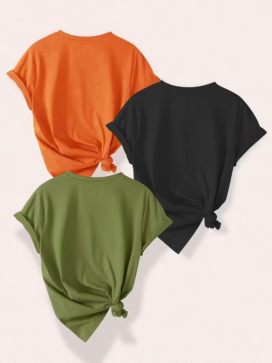 Image of CHHOTE NAWAB Animal Print, Solid, Graphic Print Women Round Neck Multicolor T-Shirt