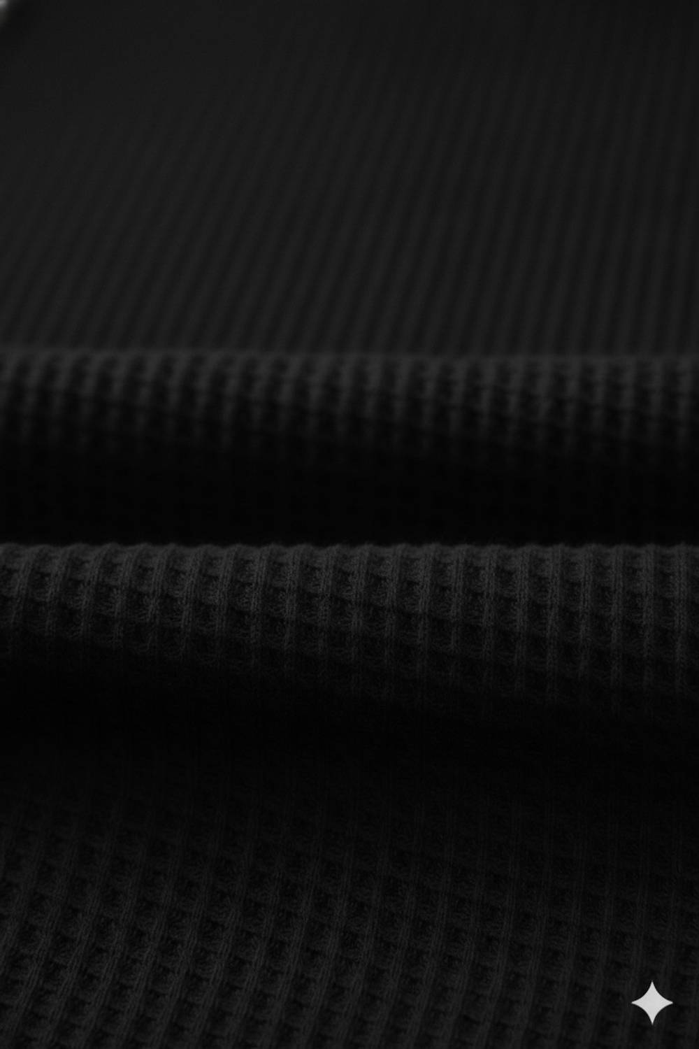 RABLY Men Black Henley Neck T-Shirt - Image 3