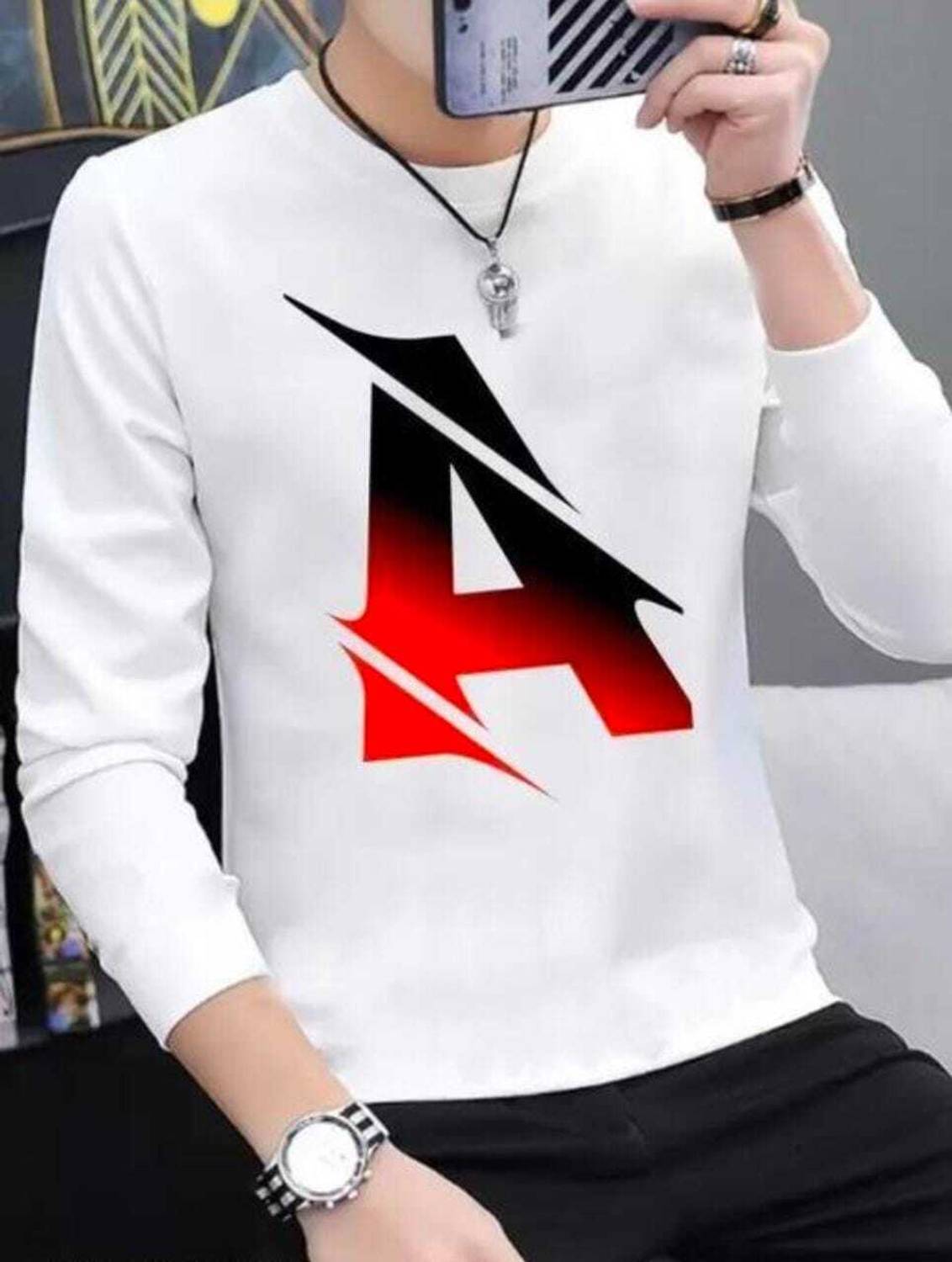 ERAGON FASHION Printed Men Round Neck White T-Shirt