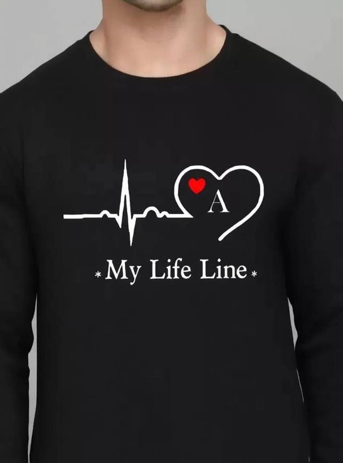 Antilia Fashion Collection Printed, Typography Men Round Neck Black T-Shirt