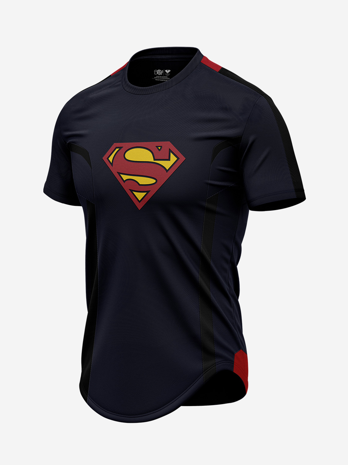 Image of The Souled Store Printed Men Round Neck Navy Blue T-Shirt