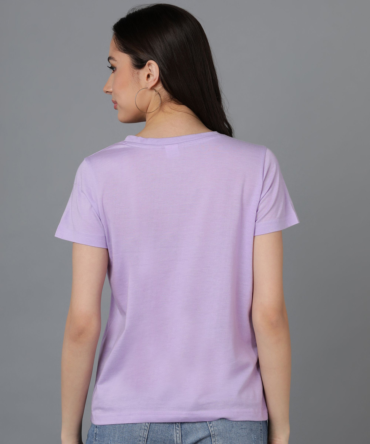 Image of Adyavastram Graphic Print Women Round Neck Multicolor T-Shirt