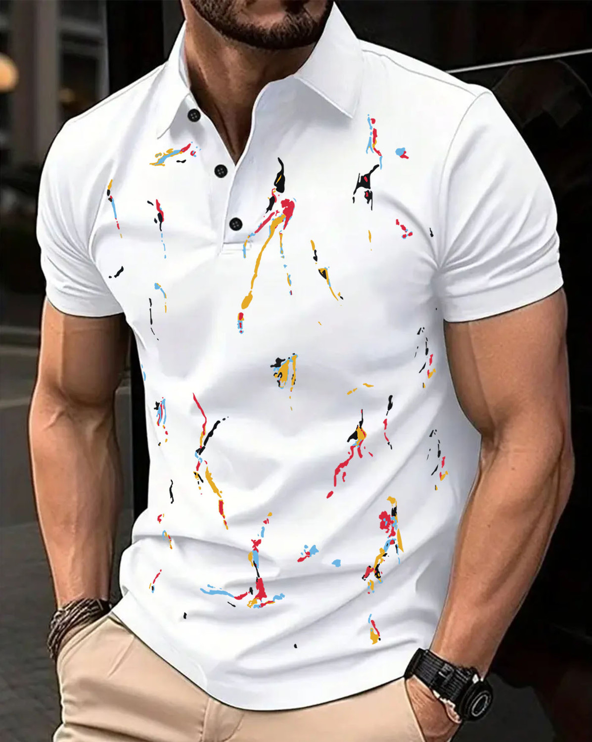 Image of AUSK Printed Men Track Suit