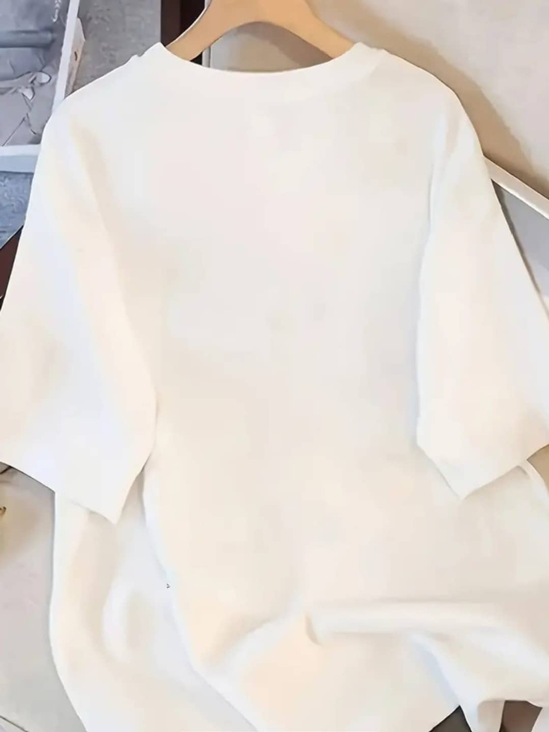 Image of Twenty2Creation Solid Men Round Neck White T-Shirt