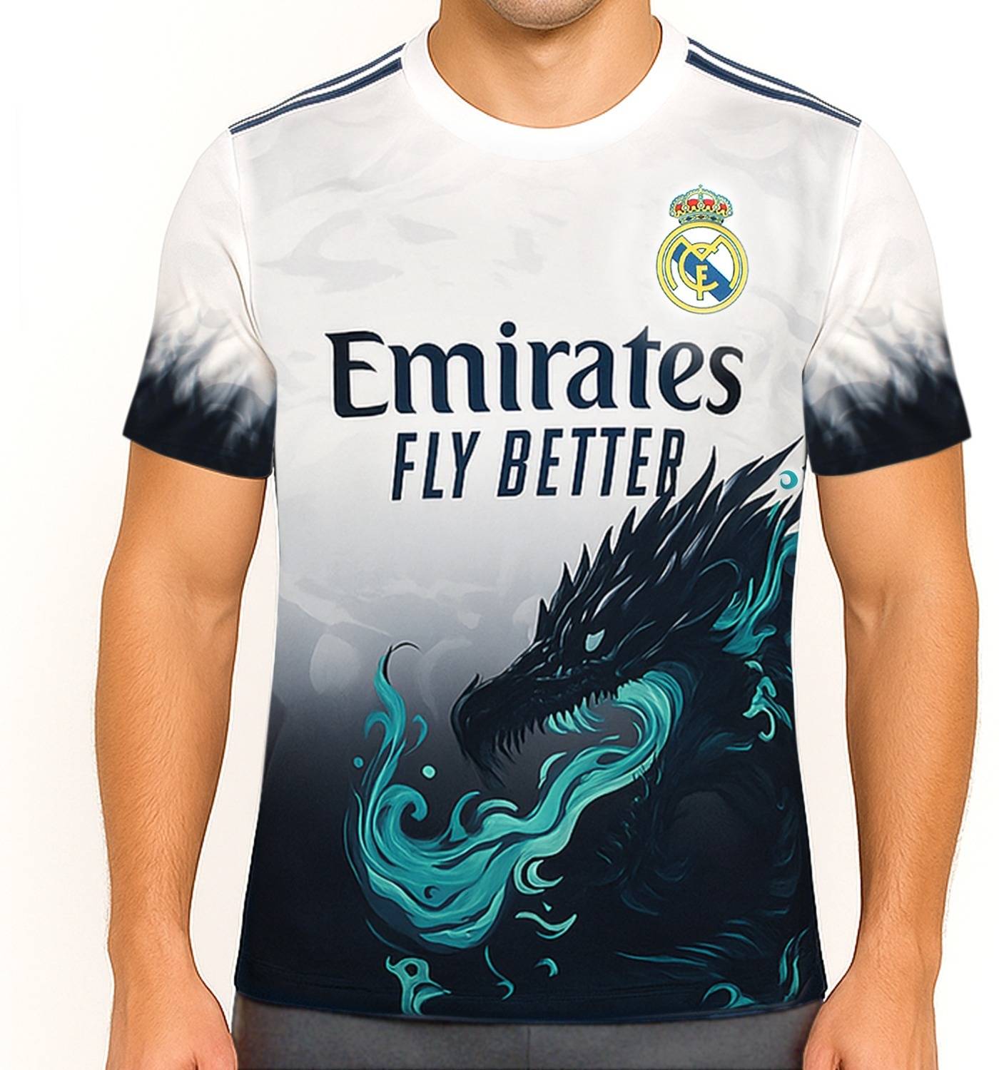 QDIS Men's Printed Multicolored Round Neck T-Shirt - Image 1