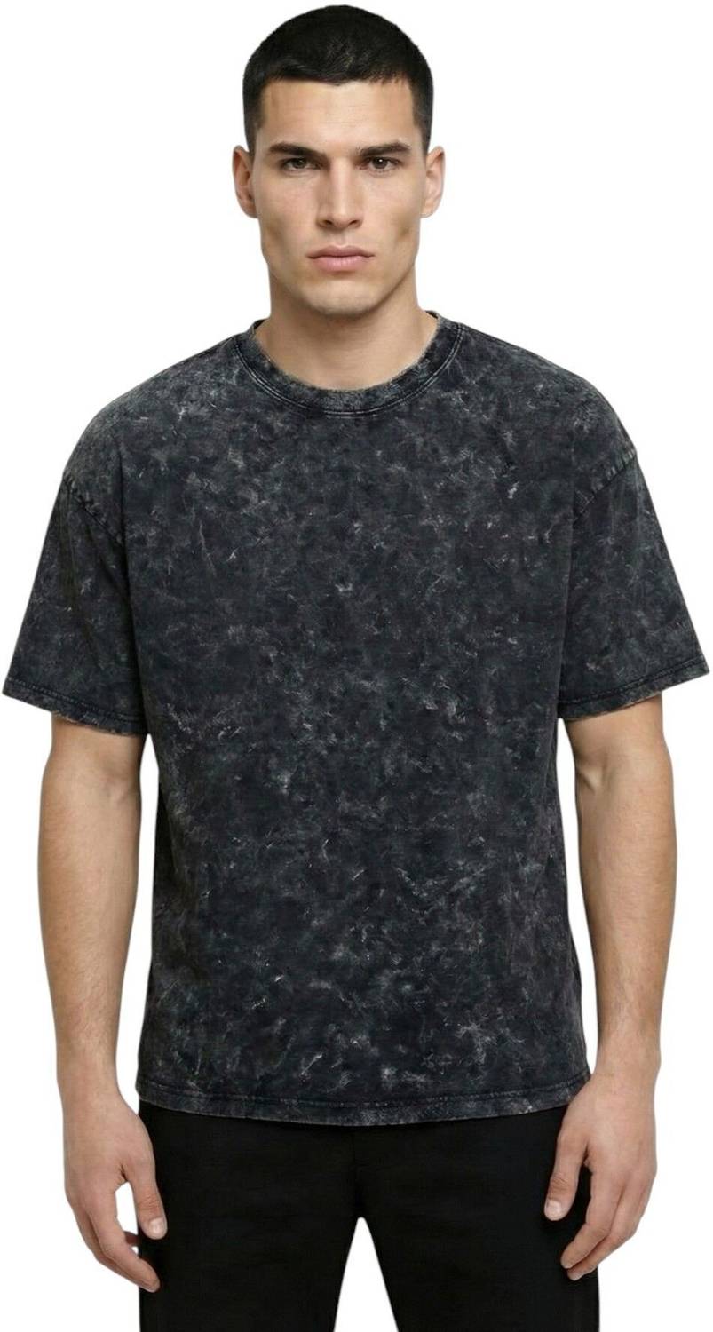 SKRATS Men Black Round Neck T-Shirt - Image 1