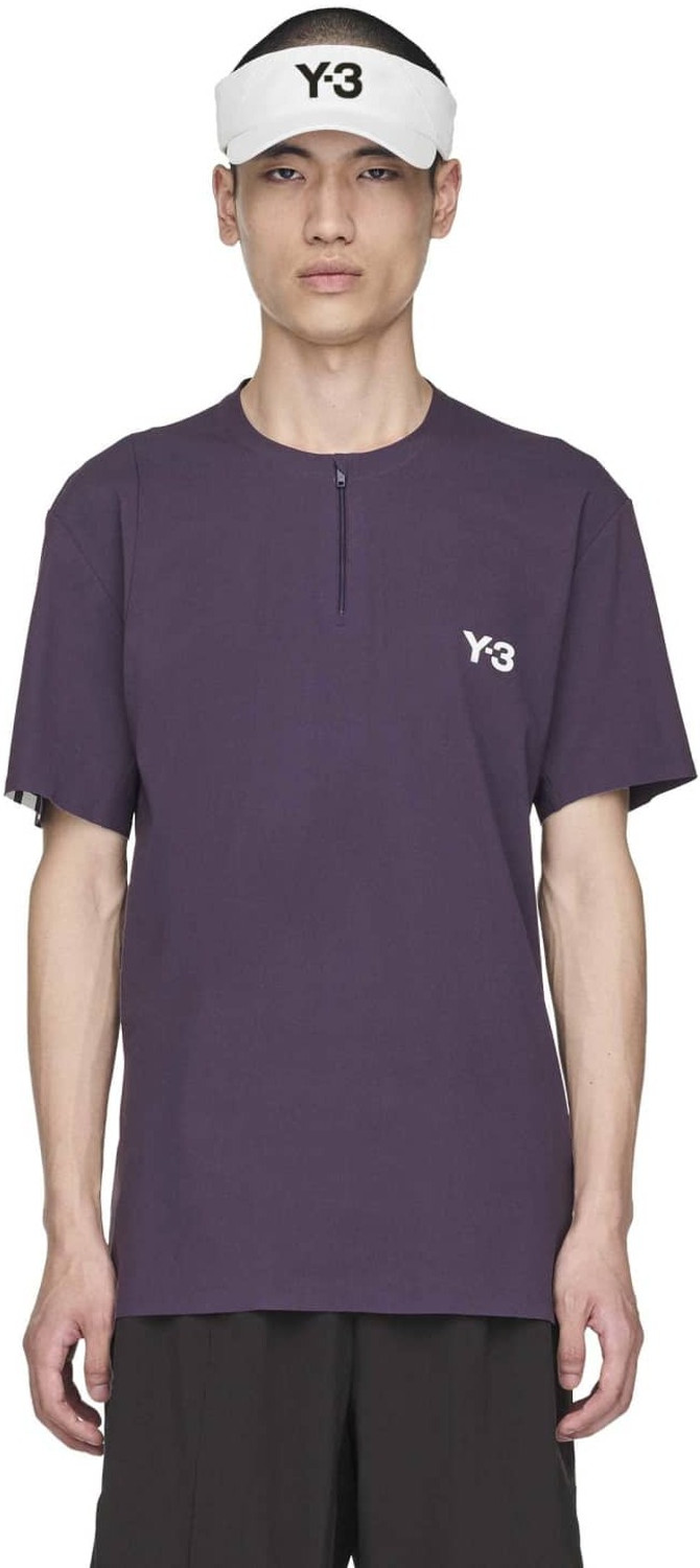 Image of ADIDAS Printed Men Round Neck Purple T-Shirt