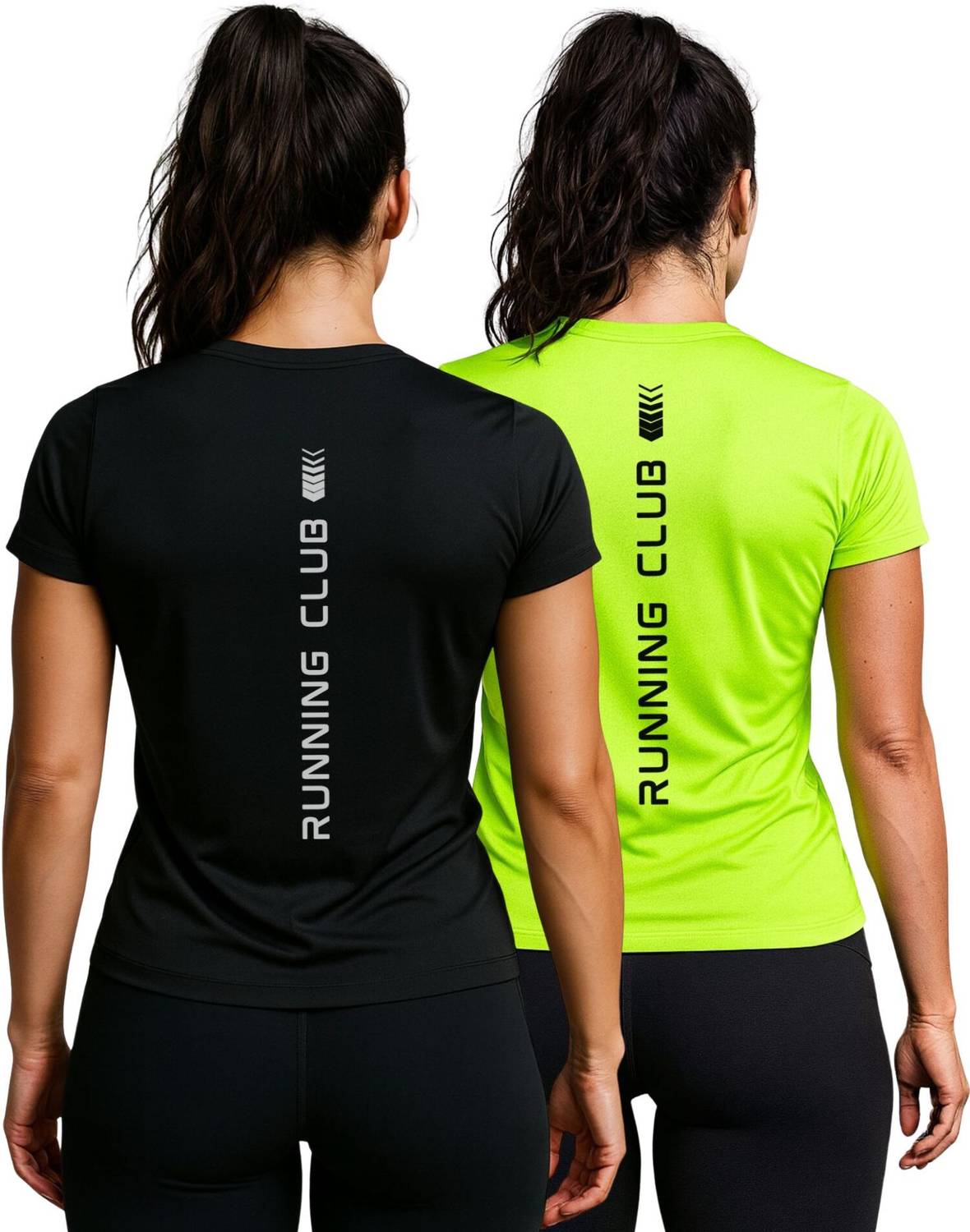 3colors Printed Women Round Neck Black, Green T-Shirt