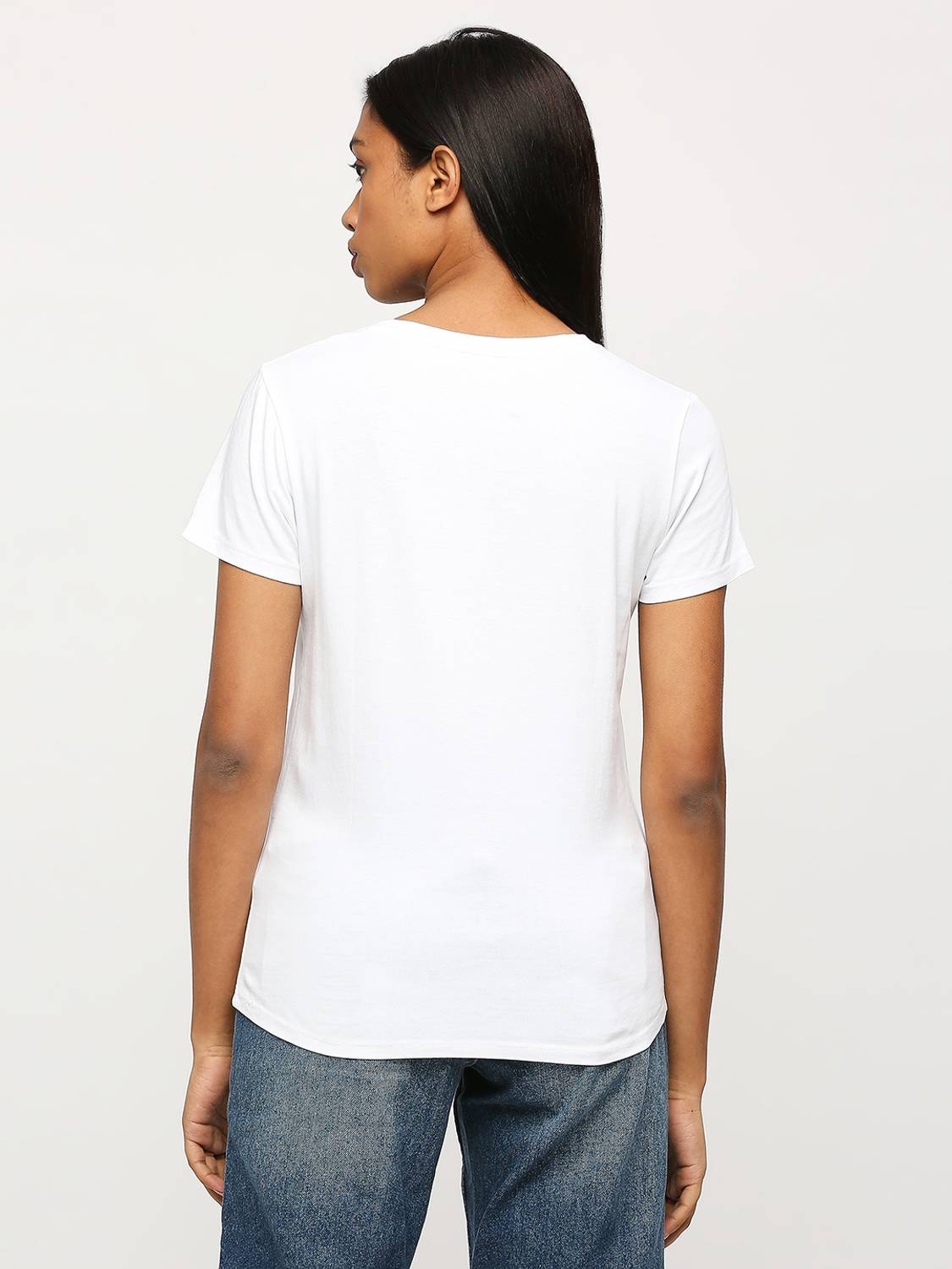 Pepe Jeans Beatrice T-Shirt Donna In Cotone Elasticizzato - Vestibilità Aderente