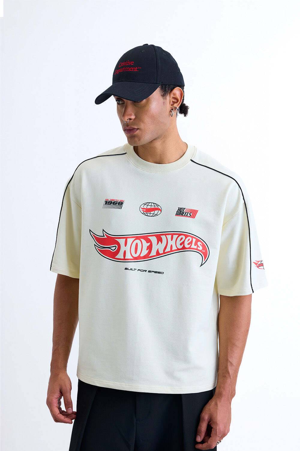 Bonkers Corner Men's White Round Neck Printed T-Shirt - Image 2