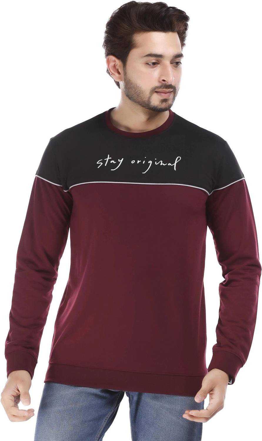 E-MAX Men Printed Round Neck Polyester Multicolor T-Shirt
