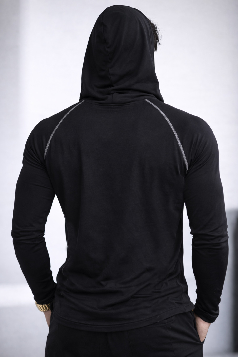 Image of JUGULAR Printed Men Round Neck Black T-Shirt