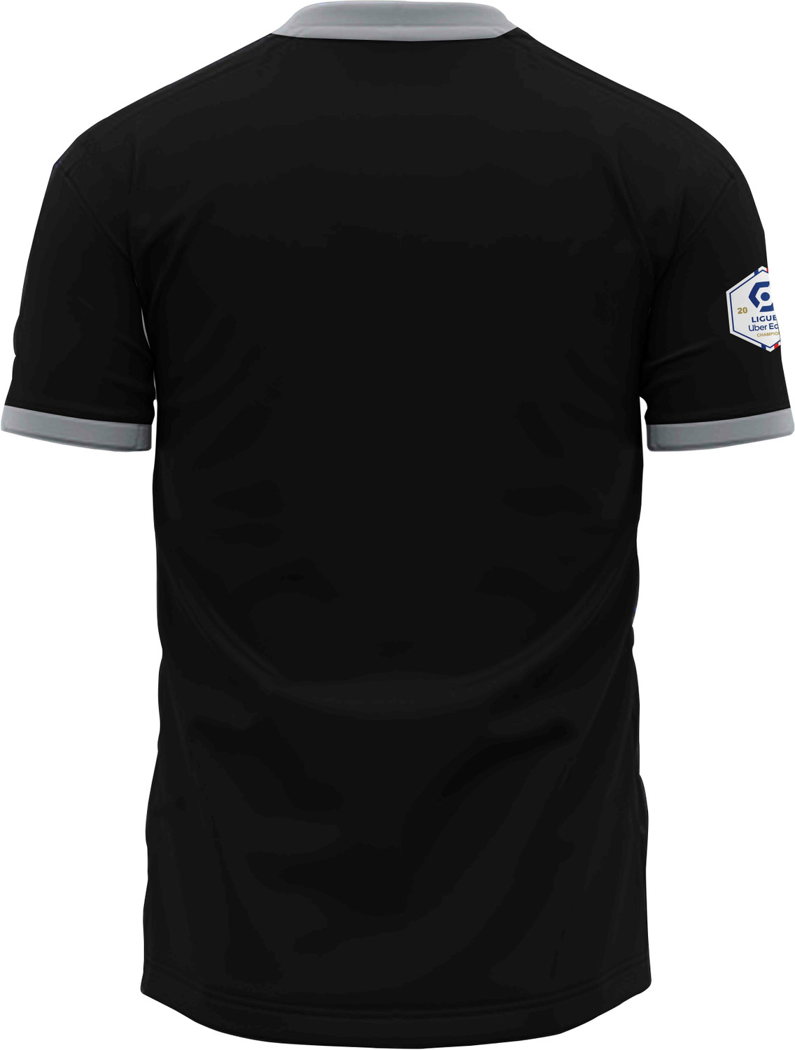 Image of Bodysports.co Men Printed Round Neck Polyester Black T-Shirt