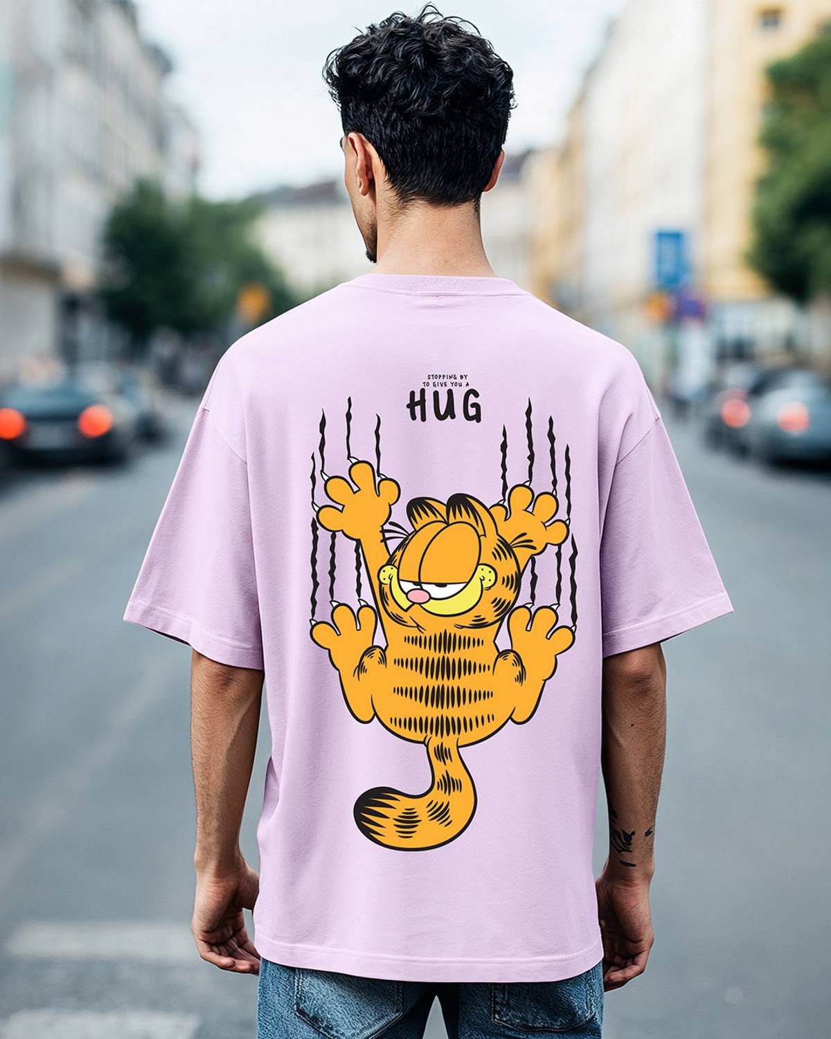 BEWAKOOF Graphic Print Men Round Neck Purple T-Shirt