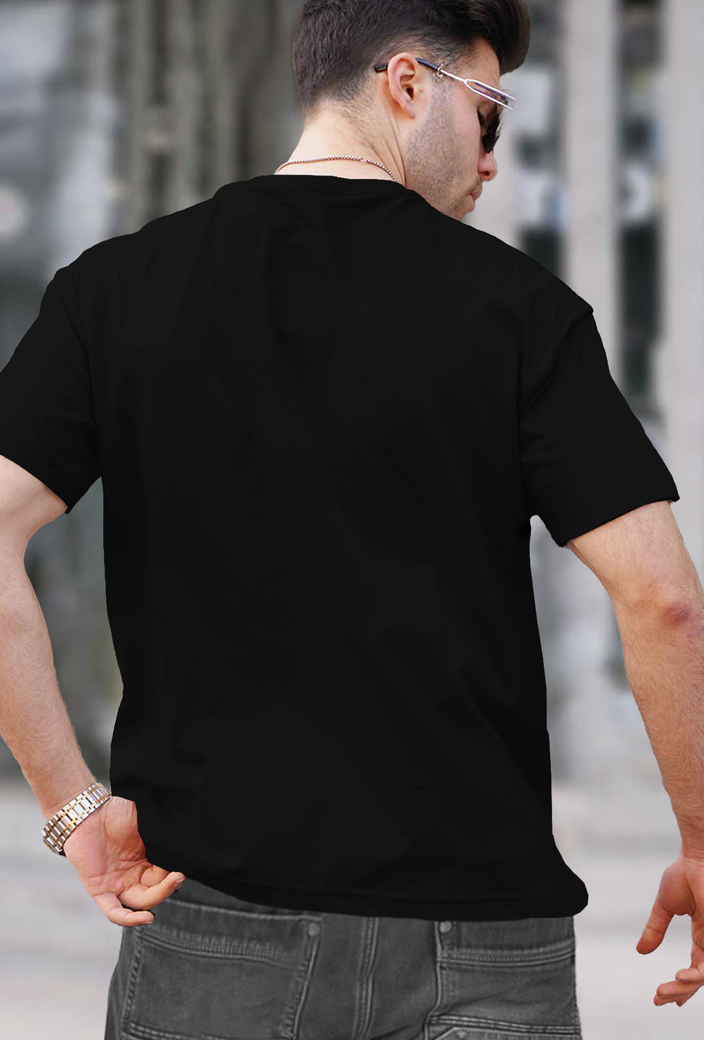 Image of TRIPR Solid Men Round Neck Multicolor T-Shirt
