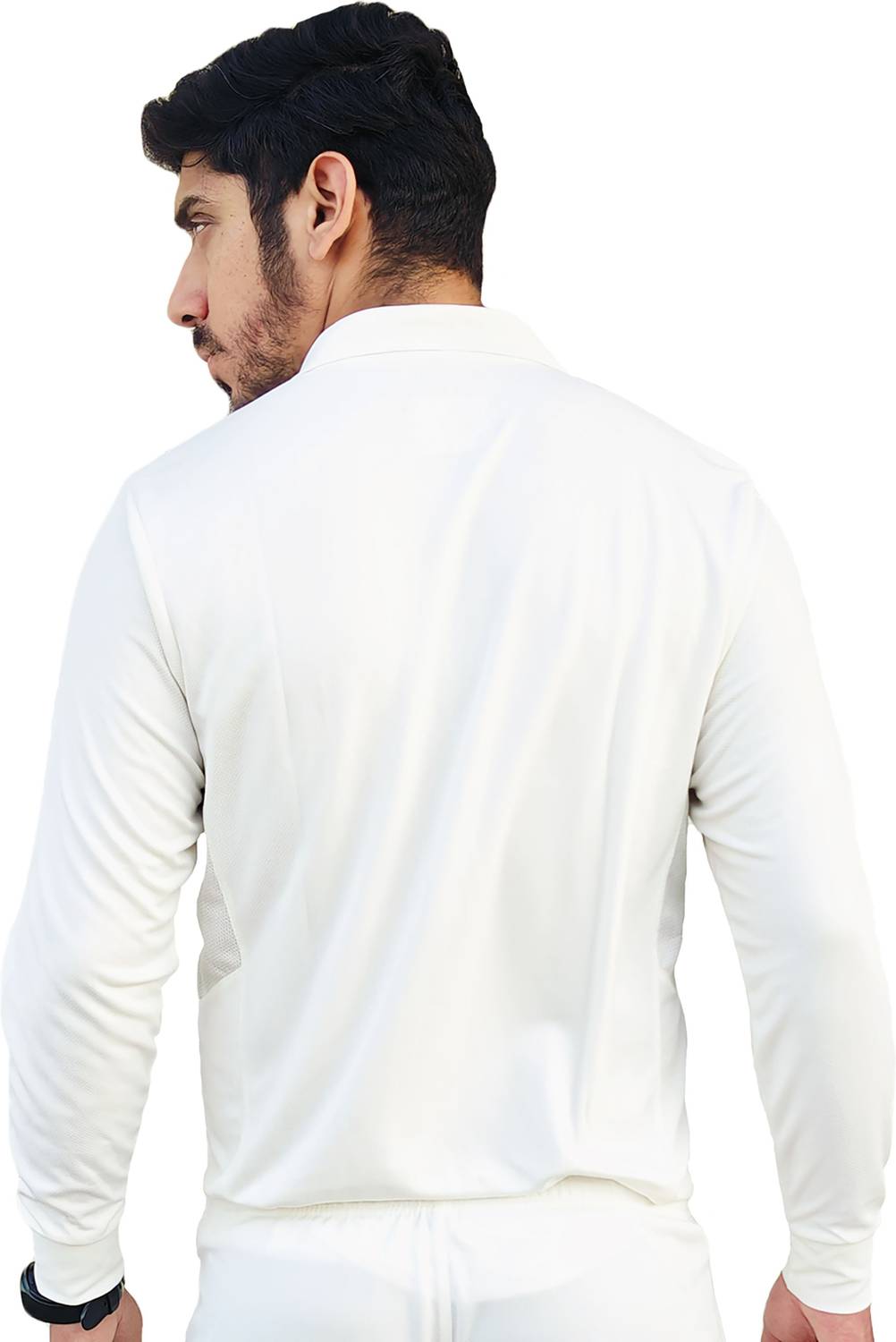 CALIGOSTLE Men Polo Neck White T-Shirt - Image 2