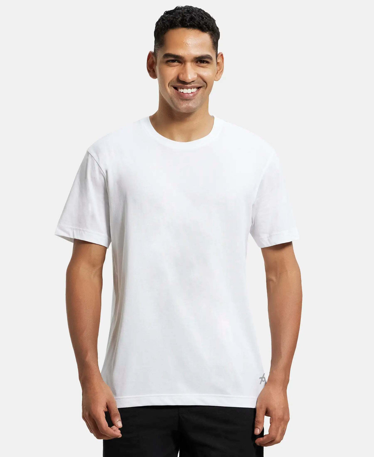 Image of JOCKEY Solid Men Round Neck Multicolor T-Shirt