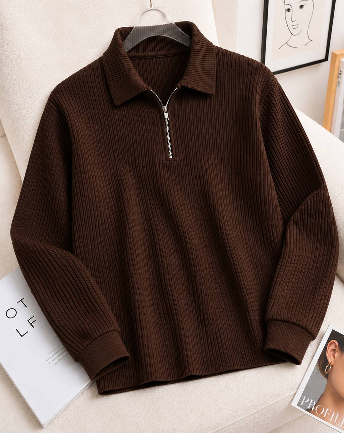 AOOSH Full Sleeve Men Sweatshirt - Image 1
