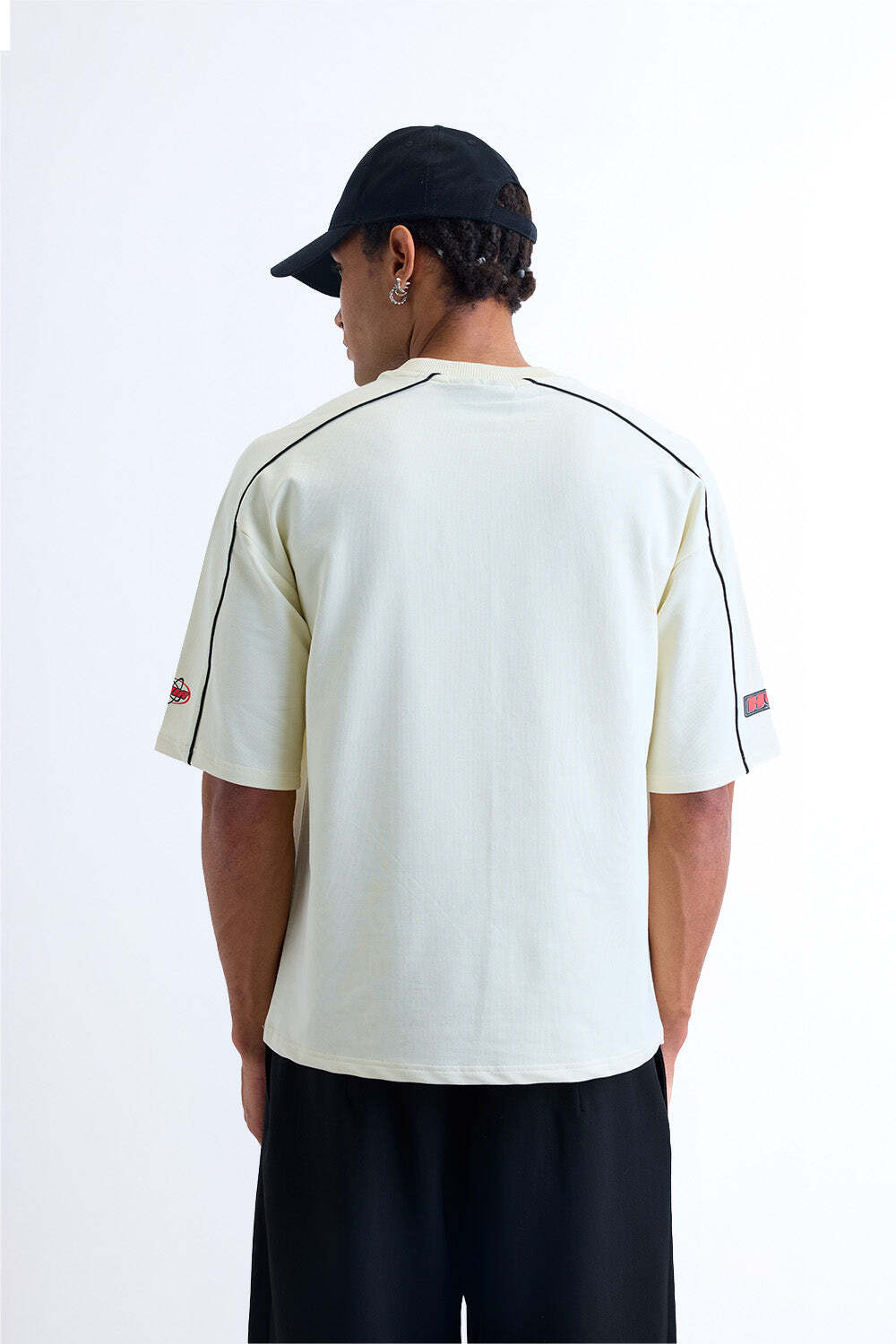 Image of Bonkers Corner Printed Men Round Neck White T-Shirt