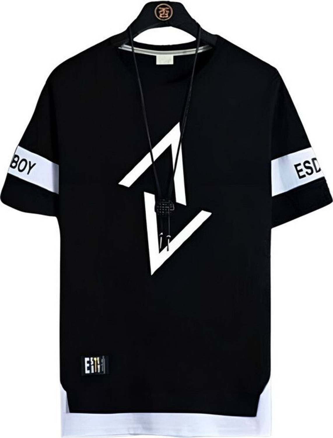 Pyro Spirit Printed Men Round Neck Black T-Shirt