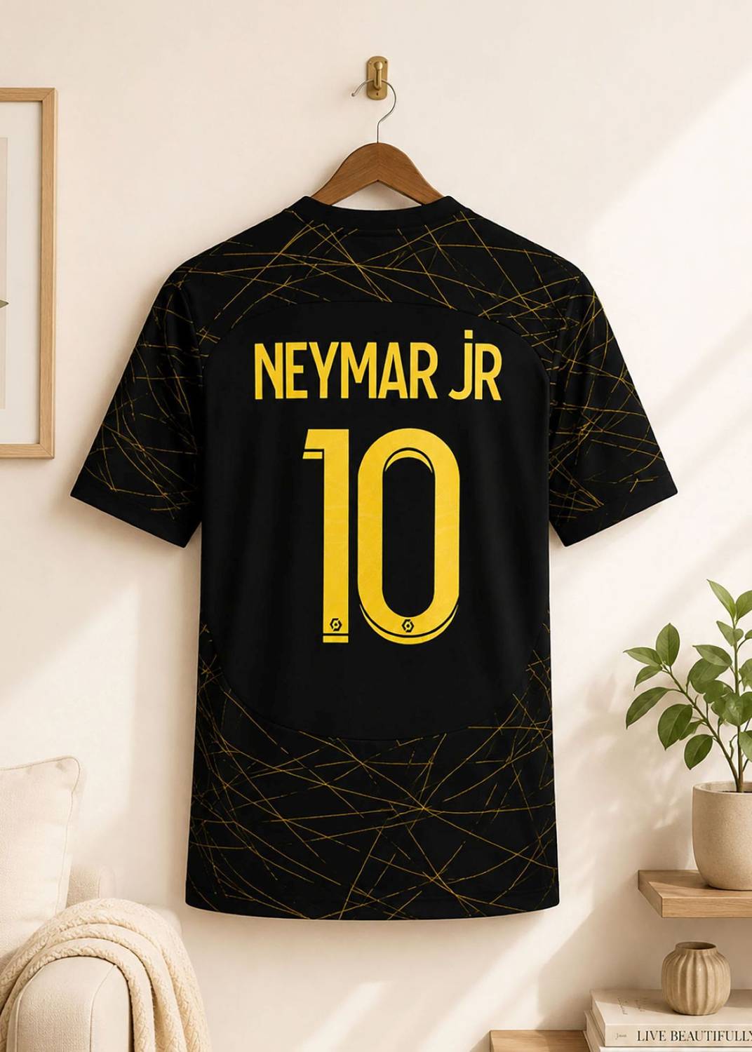 BUGOAT Printed Black T-Shirt - Image 2