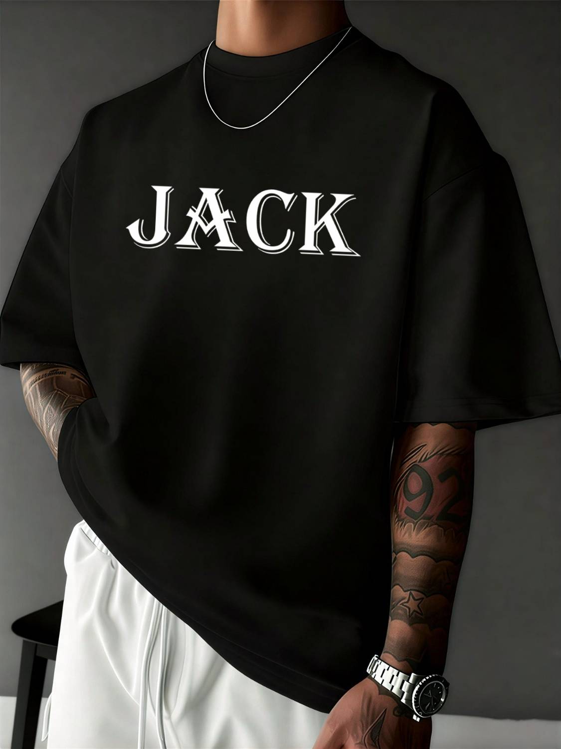 5IND FIT Superhero Black T-Shirt - Image 2