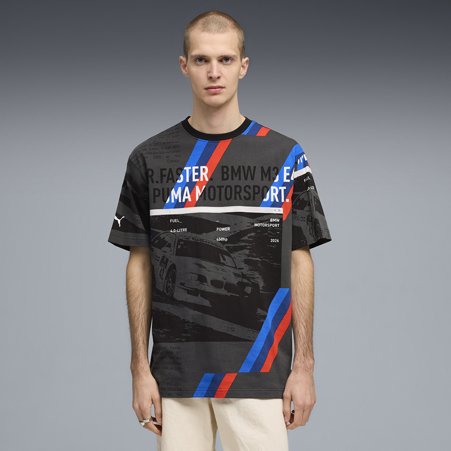 PUMA Solid Men Crew Neck Black T-Shirt