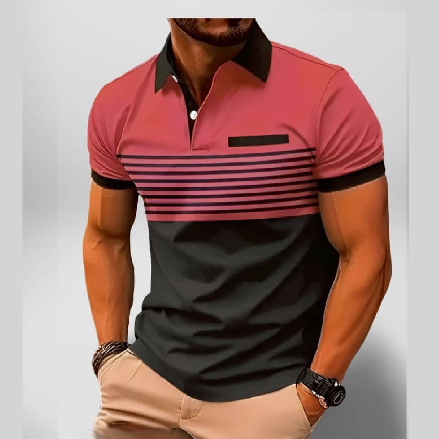 Bliss Bell Multicolor Polo Neck T-Shirt Pack of 3 - Image 3