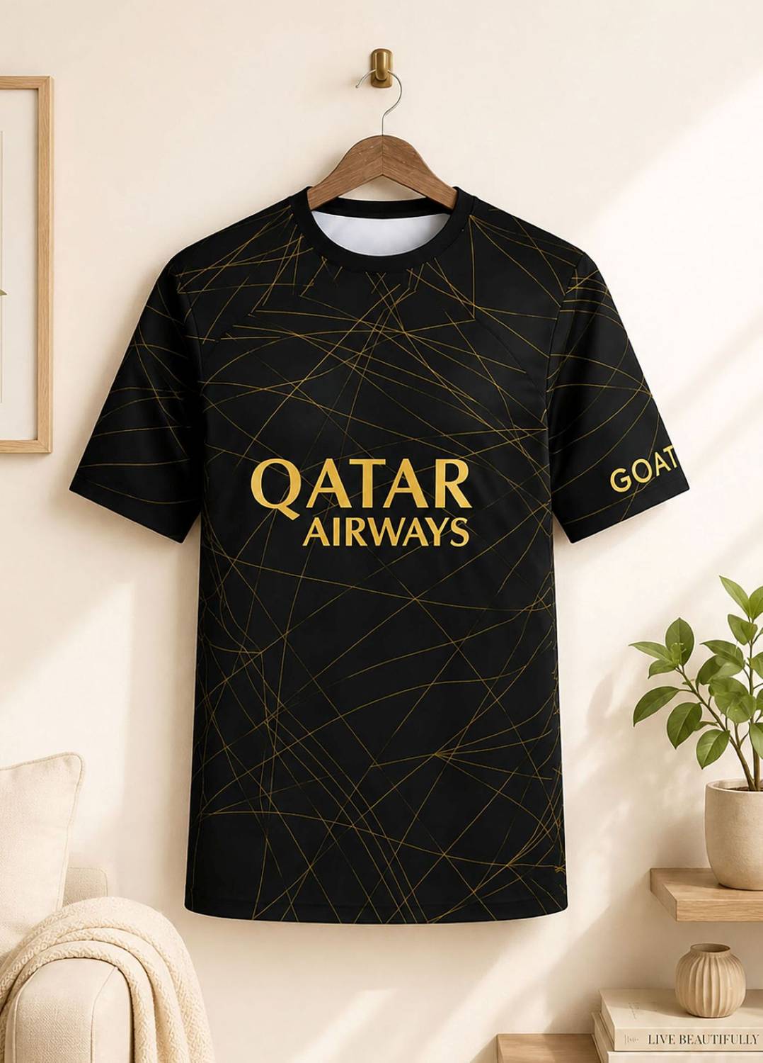 BUGOAT Printed Black T-Shirt - Image 1