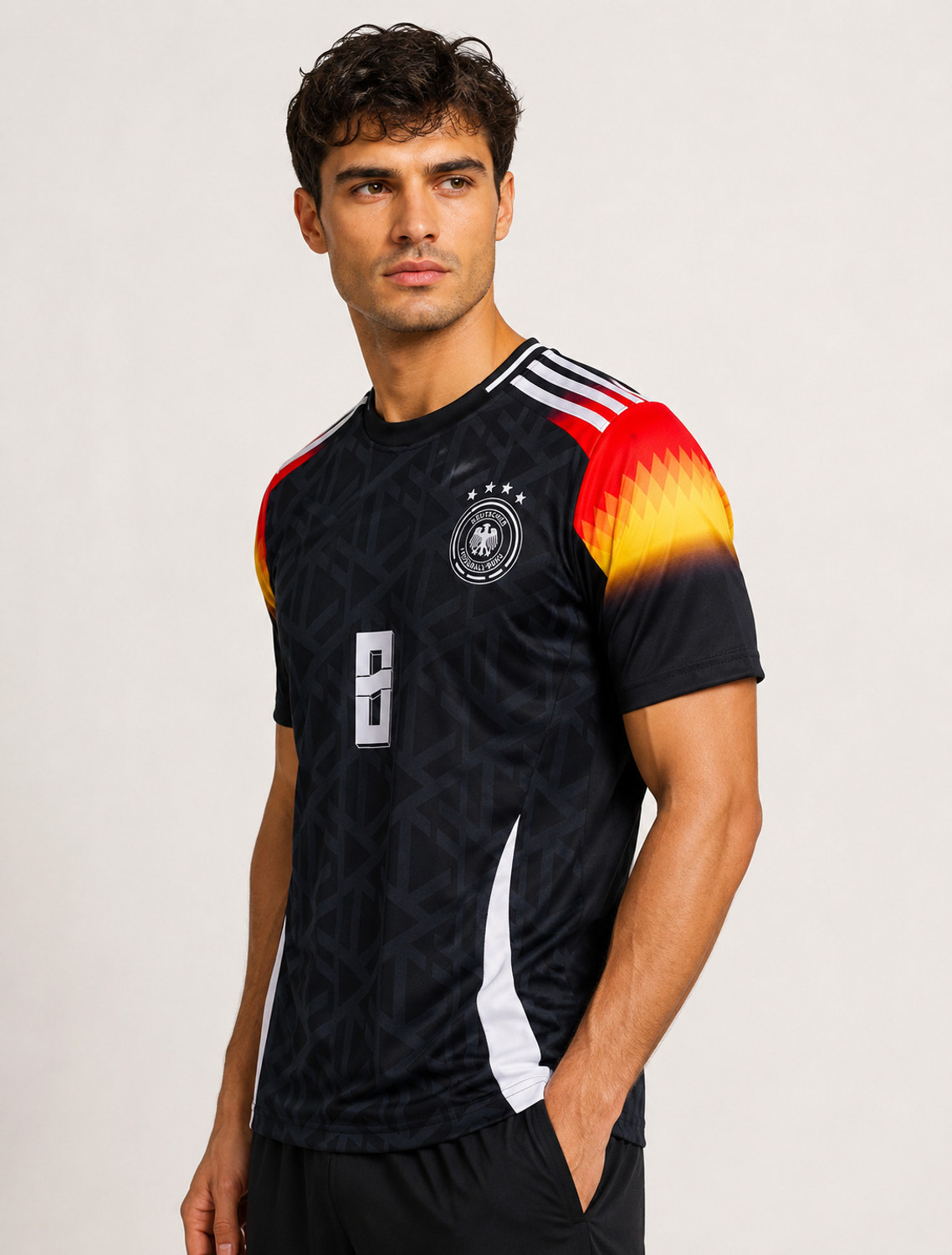 Image of Redmanj Printed Men Round Neck Multicolor T-Shirt