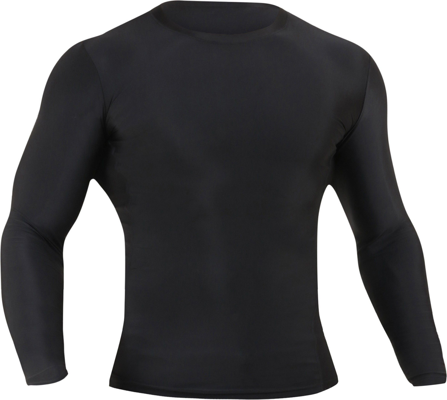 Image of Kyk Solid Men Round Neck Black T-Shirt