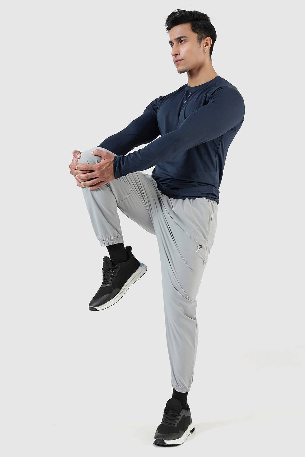 FuaarK Solid Men Crew Neck Reversible Blue T-Shirt - Image 5