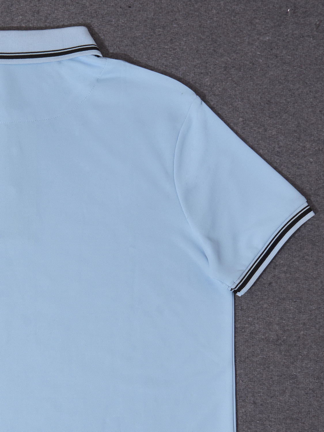 Image of INTEGRITI Solid Men Polo Neck Light Blue T-Shirt