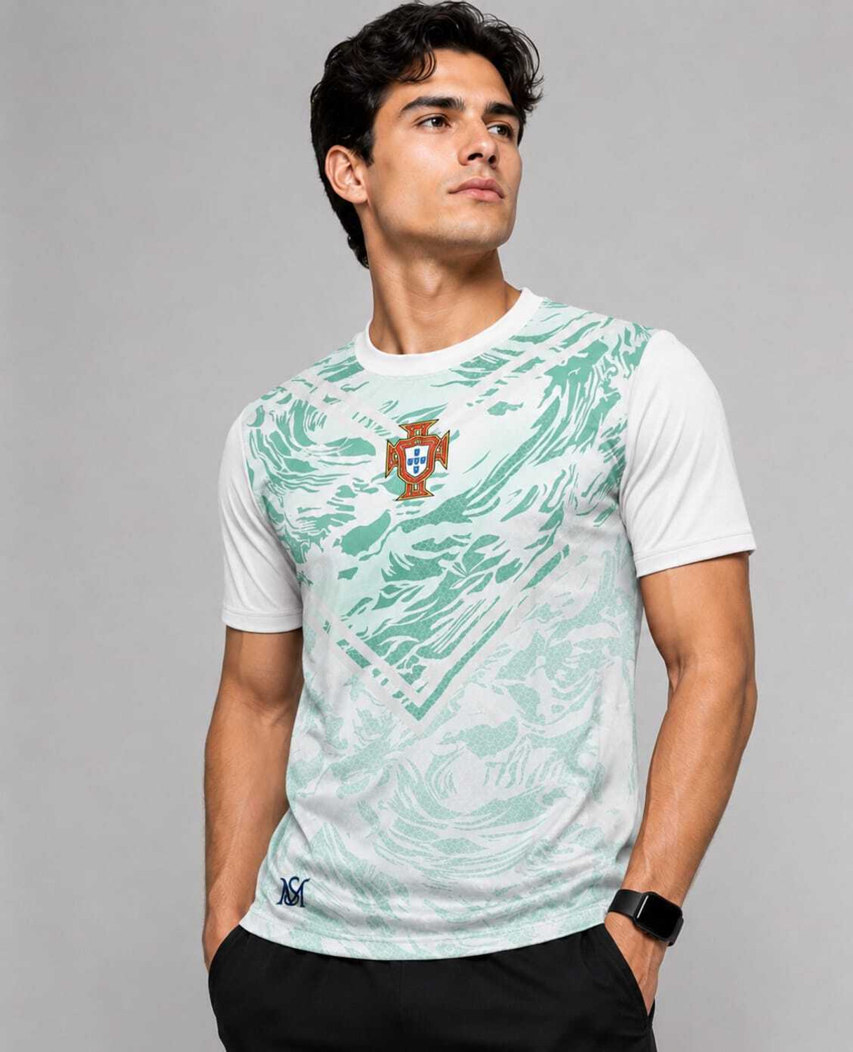 Image of SoulFibre Printed Men Round Neck White T-Shirt